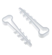 EKF plc-cd1-5x10w Дюбель-хомут (5х10 мм) для плоского кабеля белый (100 шт.) EKF PROxima