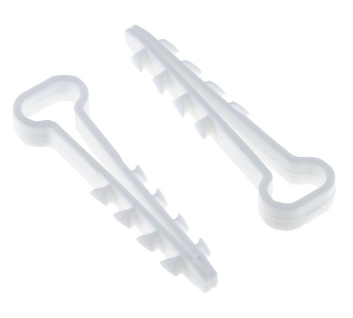 EKF plc-cd1-5x10w Дюбель-хомут (5х10 мм) для плоского кабеля белый (100 шт.) EKF PROxima