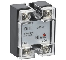 Реле твердотельное OSS-2 40А 380В AC 3-32В DC ONI OSS-2-3-40-B