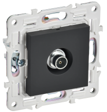 SKANDY Розетка TV оконечная SK-A12G графит IEK