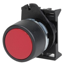 Dkc ABHTR1 Кнопка плоская без фиксации,  красная