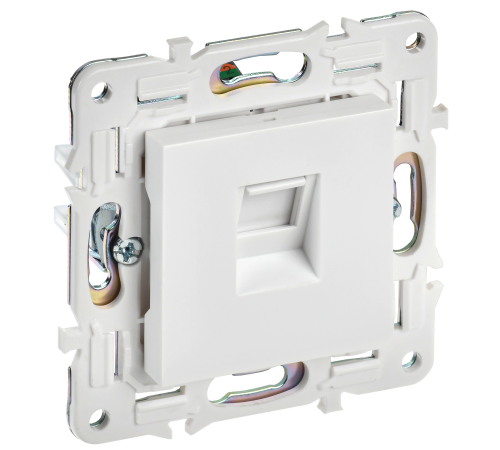 SKANDY Розетка компьютерная RJ45 кат.5E SK-K01W арктический белый IEK