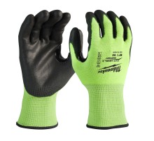 Перчатки защитные Hi-Vis Cut level (Хай Виз Кат Левел) 3/C, S/7