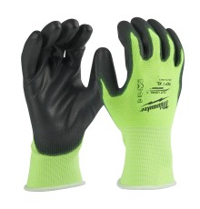 Перчатки защитные Hi-Vis Cut level (Хай Виз Кат Левел) 1/A, XL/10