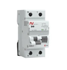 EKF rcbo6-1pn-40C-30-ac-av Дифференциальный автомат DVA-6 1P+N 40А (C) 30мА (AC) 6кА EKF AVERES