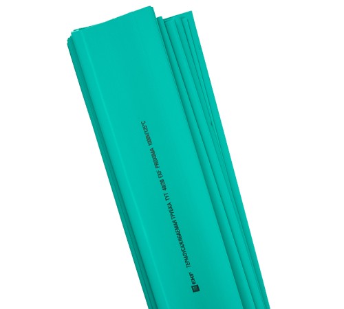 Трубка термоусаживаемая ТУТ нг 40/20 зеленая в отрезках по 1м PROxima