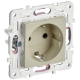 SKANDY Розетка с заземлением без защитных шторок 16А SK-R05B бежевый IEK