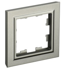 IEK BR-M12-K37 BRITE Рамка 1-мест. РУ-1-БрШ шамп.
