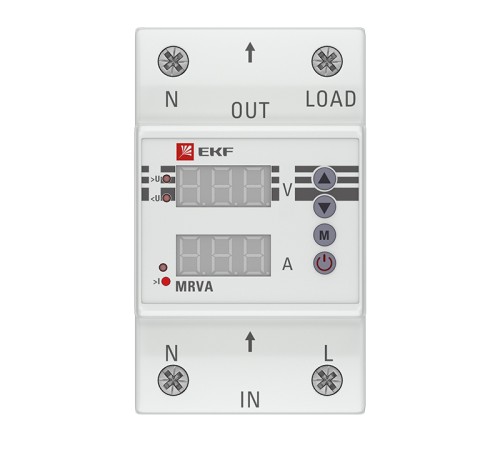 Реле напряжения и тока с дисплеем MRVA 32А PROxiмА EKF MRVA-32A