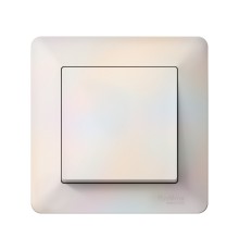 ATLASDESIGN AIR 1-постовая РАМКА, ЖЕМЧУГ/дымчатый белый