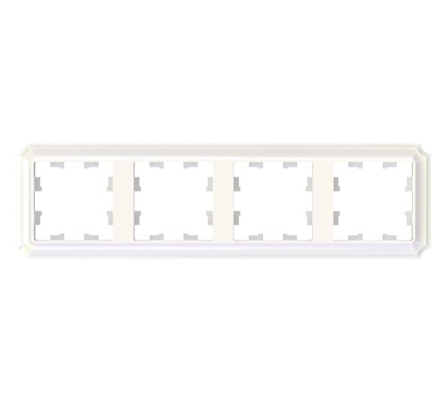 ATLASDESIGN ANTIQUE 4-постовая рамка, универсальная, ЖЕМЧУГ ATLASDESIGN ANTIQUE 4-постовая рамка, универсальная, ЖЕМЧУГ