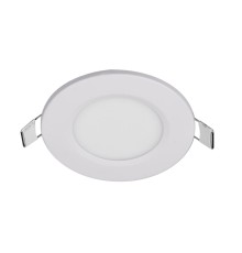 Светильник светодиодный ДВО-3w 4000K 200 Лм IP40 WH d80мм встраиваемый круг JazzWay 5008427A