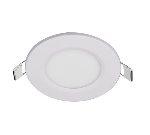 Светильник светодиодный ДВО-3w 6500K 200 Лм IP40 WH d80мм встраиваемый круг JazzWay 5008441a