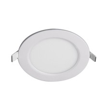 Светильник светодиодный ДВО-6w 4000K 400 Лм IP40 WH d120мм встраиваемый круг JazzWay 5008465A