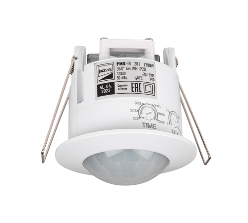 Датчик движения PMS-IR 201 1200Вт 360гр. 6м IP20 WH