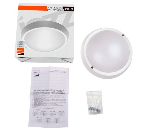 Светильник светодиодный ДБП-30Вт 4000К 2250Лм IP65 jazzway JazzWay 5020801