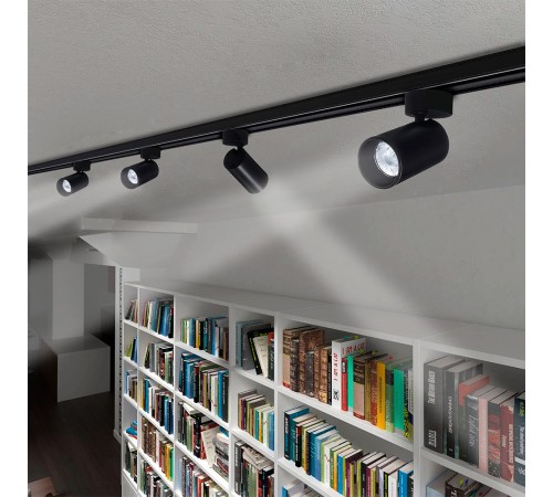 Светильник светодиодный на шинопровод ДПО- 8Вт 4000K 24° (чёрный) IP40 Jazzway JazzWay 5022157