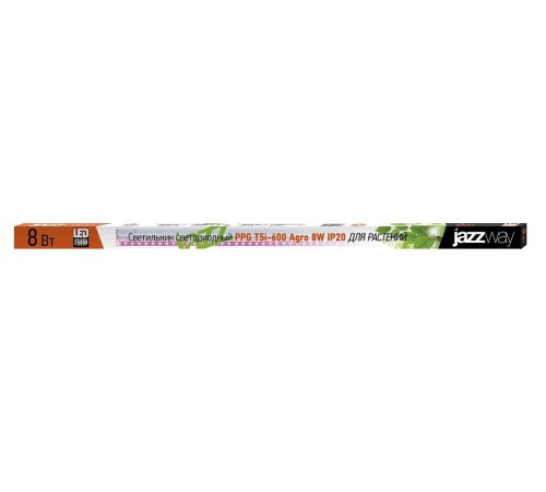 Светильник светодиодный PPG T5i-600 Agro 8Вт IP20 для растений JazzWay 5025936