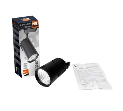 Светильник светодиодный трековый на шинопровод ДПО-25w 4000K 24° BL (чёрный) IP40 Jazzway PTR 1725 JazzWay 5026124