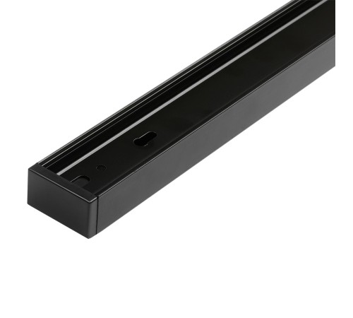 Шинопровод чёрный 1м PTR 1M-BL с токоподводом и заглушкой Jazzway JazzWay 5026322