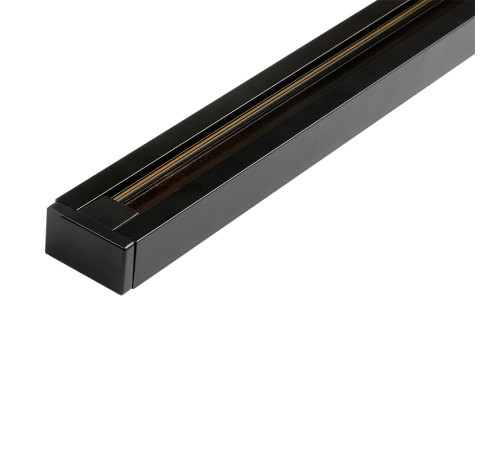 Шинопровод чёрный 1м PTR 1M-BL с токоподводом и заглушкой Jazzway JazzWay 5026322