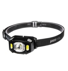 Фонарь налобный 5Вт LED + 2 x RED SMD ABS-пластик нейлон 5 режимов работы управление жестами дальность до 65м заряд microUSB в комплекте IP54