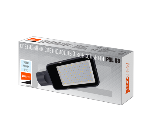 Светильник светодиодный PSL 08 30Вт 5000К GR 120град. уличный консольный ДКУ IP65 JazzWay 5045767