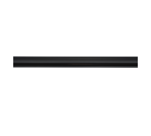 Шинопровод черный (пластик) 2м PTR P 2M-BL с токоподводом и заглушкой