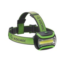 Фонарь налобный, 3W COB LED, 3 батарейки АА, 180Лм