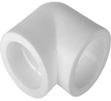 Угольник 63 мм 90 град. полипропиленовый, белый