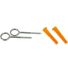 Шуруп-кольцо 8х80 с дюбелем 12.0х71 (2шт)