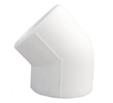 Угольник 63 мм, 45 град. полипропиленовый PPR белый