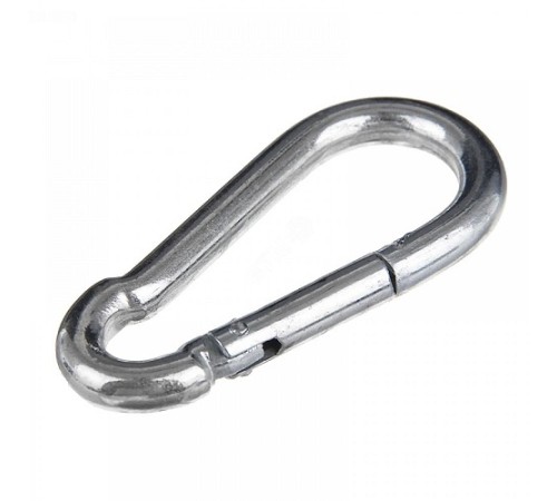 Карабин DIN 5299C 5мм пружинный покрытие цинк