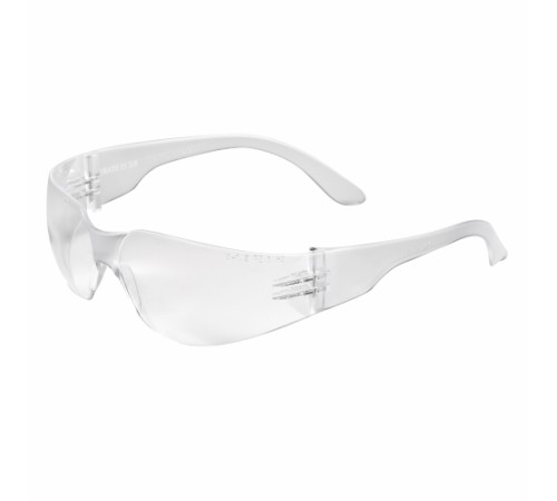 Очки защитные открытые RZ-15 START (2С-1,2 PС) (прозрачные, легкие очки плотно прилегающие к лицу. Материал защитного стекла поликарбонат, широкий заушник, удобный носоупор) РОСОМЗ 11540
