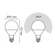 Лампа светодиодная LED 12 Вт 950 лм 6500К AC180-240В E14 шар P45 холодная Elementary
