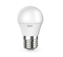 Лампа светодиодная LED 10 Вт 750 лм 6500К AC180-240В E27 шар P45 холодная Elementary