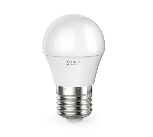 Лампа светодиодная LED 10 Вт 750 лм 6500К AC180-240В E27 шар P45 холодная Elementary