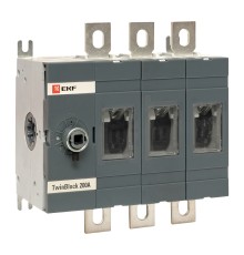 Рубильник 200A 3P без рукоятки управления TwinBlock EKF PROxima
