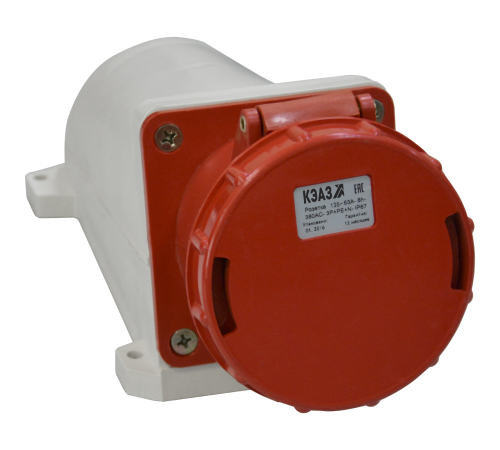 Розетка для монтажа на поверхность  135-63А-6h-380AC-3P+PE+N-IP67