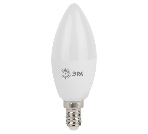 ЭРА Б0032980  Светодиодная лампа свеча LED B35-11W-827-E14 ЭРА (диод, свеча, 11Вт, тепл, E14) (10/100/3500)
