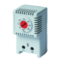 DKC R5THR2 Термостат, NC контакт, диапазон температур: 0-60 °C