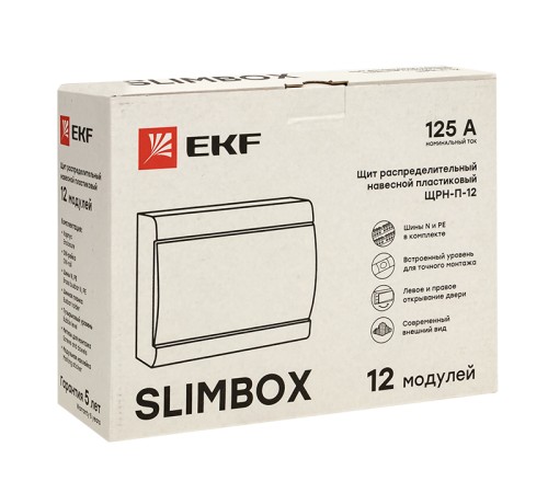 EKF sb-n-12 Щит распред. навесной ЩРН-П-12 "SlimBox" IP41 PROxima EKF sb-n-12 Щит распред. навесной ЩРН-П-12 "SlimBox" IP41 PROxima