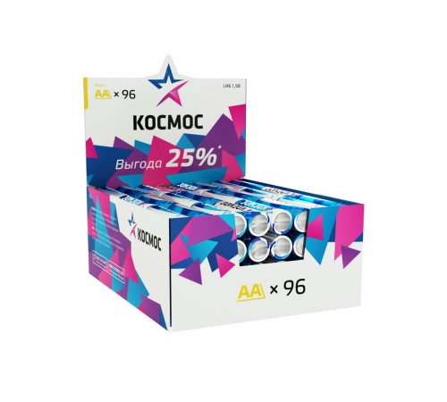 Батарейка  LR6 AA, Alkaline 1.5В, 96 шт/уп,