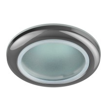 WR1 CH Светильник влагозащищенный MR16,12V/220V, 50W хром (100/2400) ЭРА C0043845