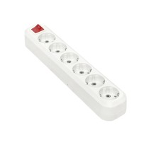 EKF AKB16-6i Колодка 6 гнезд 16А 3,5кВт c выкл. с/з Эксперт EKF PROxima