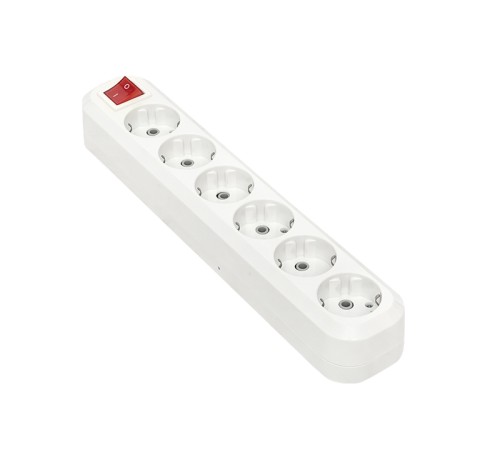 EKF AKB16-6i Колодка 6 гнезд 16А 3,5кВт c выкл. с/з Эксперт EKF PROxima