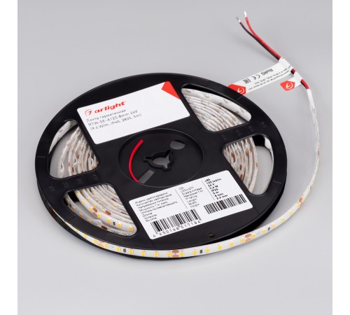 Лента LED герметичная RTW-SE-A120-8mm 24V Day4000 (9.6 W/m, IP65, 2835, 5m) (ARL, -)