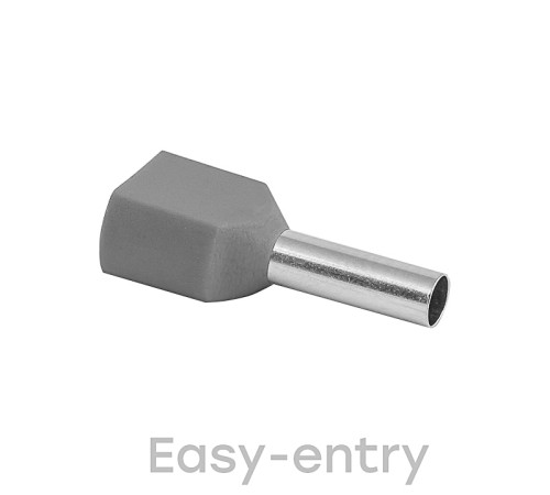 EKF nhvi2-4.0-12 Наконечник штыревой втулочный изолированный НШвИ(2)  4-12 (50шт.) EKF PROxima