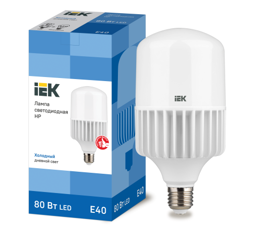 IEK LLE-HP-80-230-65-E40 Лампа светодиодная HP 80Вт 230В 6500К E40 IEK LLE-HP-80-230-65-E40 Лампа светодиодная HP 80Вт 230В 6500К E40