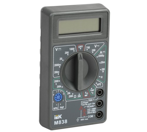 Iek TMD-2S-838 Мультиметр цифровой  Universal M838 IEK